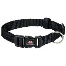 TRIXIE PREMIUM COLLAR, XS–S: 22–35 CM/10 MM, BLACK
