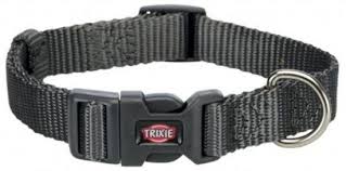 TRIXIE PREMIUM COLLAR, XS–S: 22–35 CM/10 MM, GRAPHITE