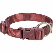 TRIXIE PREMIUM COLLAR, XS–S: 22–35 CM/10 MM, SANGRIA