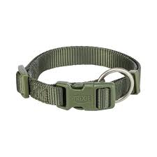 TRIXIE PREMIUM COLLAR, XS–S: 22–35 CM/10 MM, OLIVE GREEN